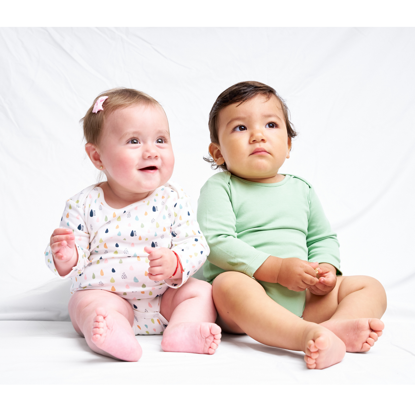 Pistacho Long sleeve bodysuit