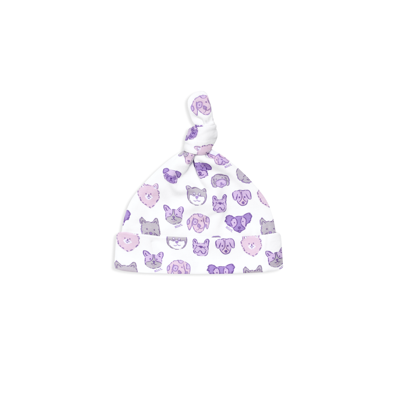 Mini Woof Squad Lilac Baby Hat