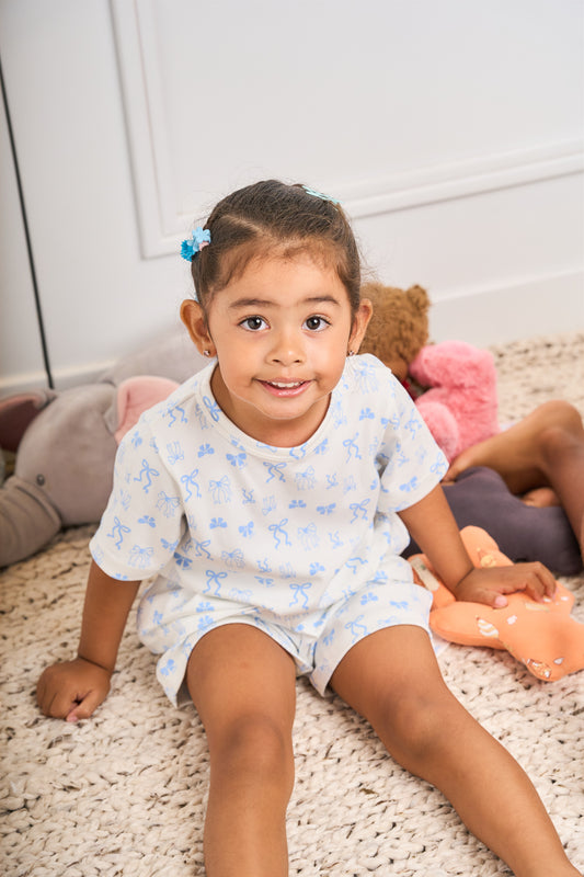 Blue Ribbon Short Set