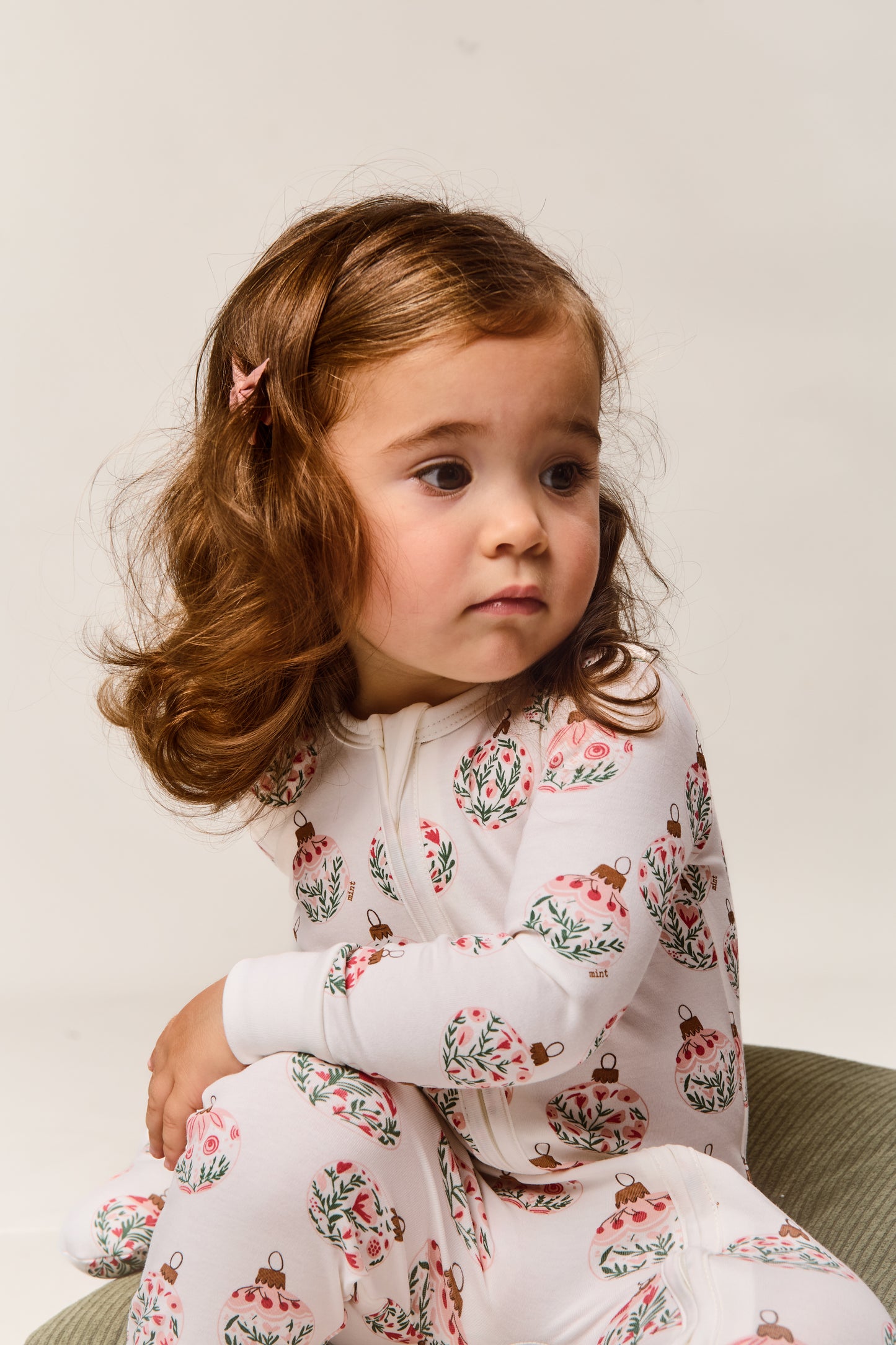 Ornament Garden Zip-up Bodysuit