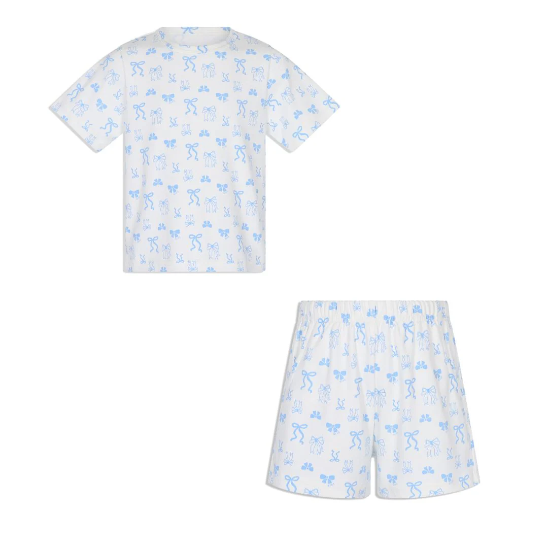 Blue Ribbon Short Set