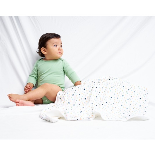 Tiny Drops Baby Blanket