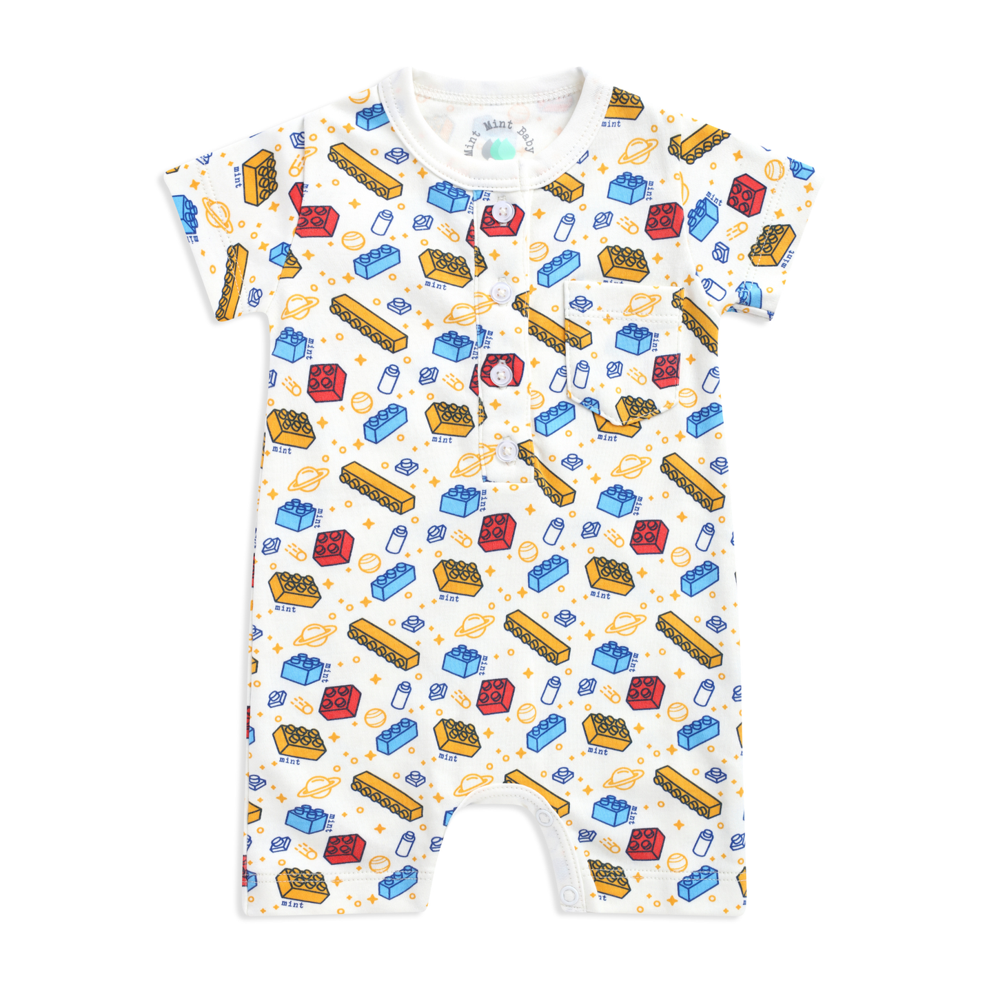 Creative Blocks Shortie Romper