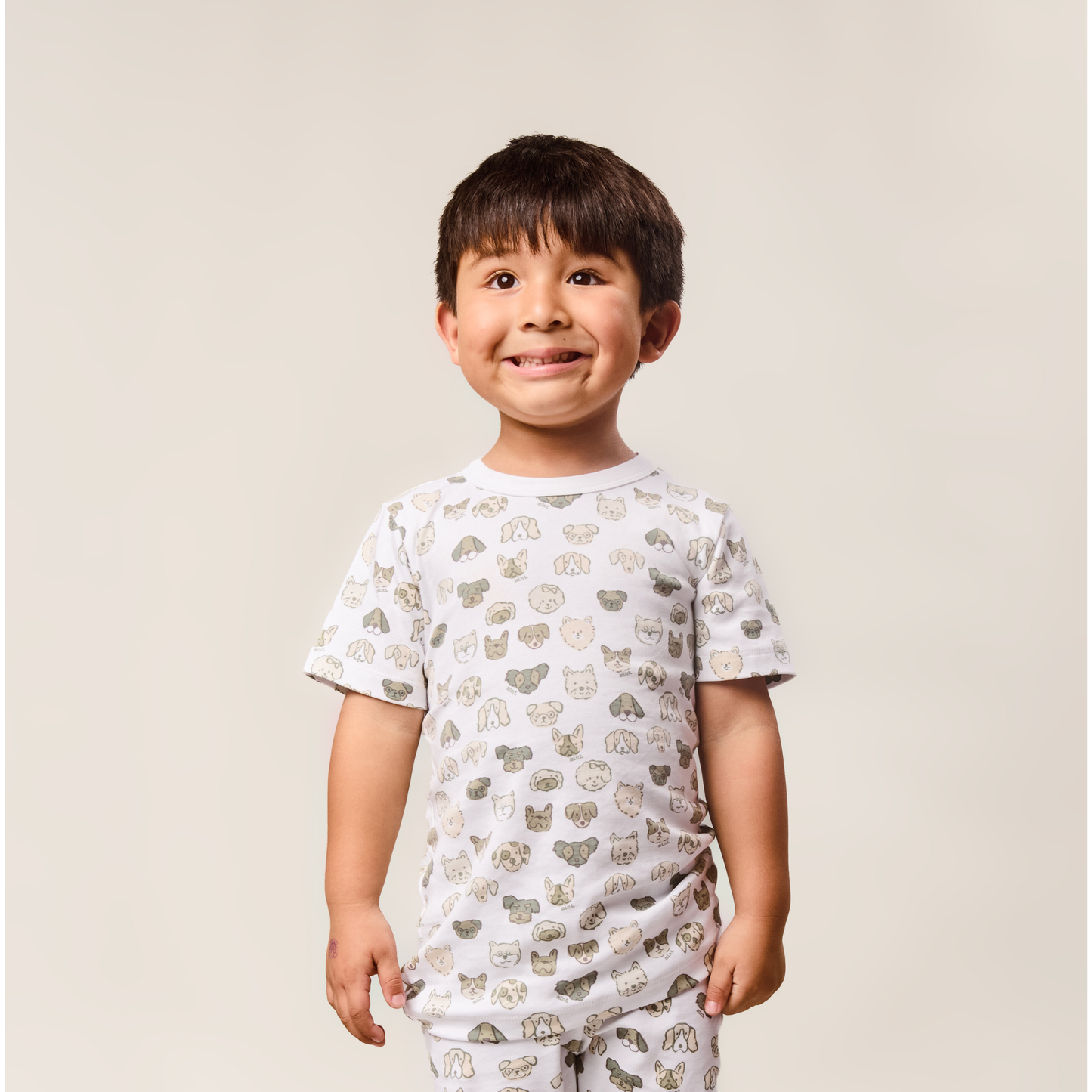 Mini Woof Squad Grey T-shirt