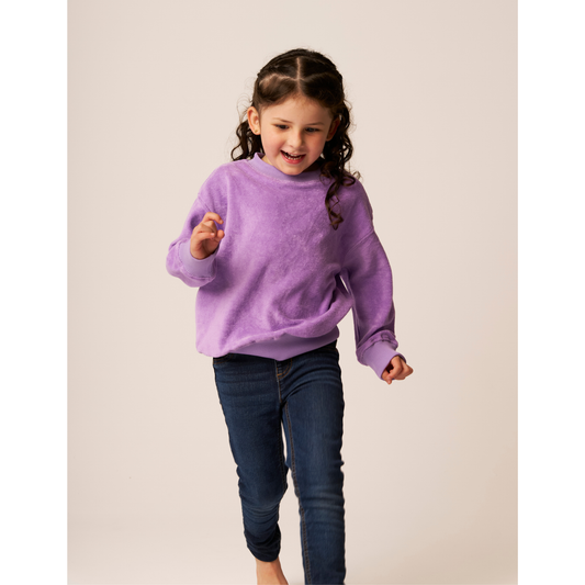 Terry Sweatshirt Lilac — 100% Organic Pima Cotton