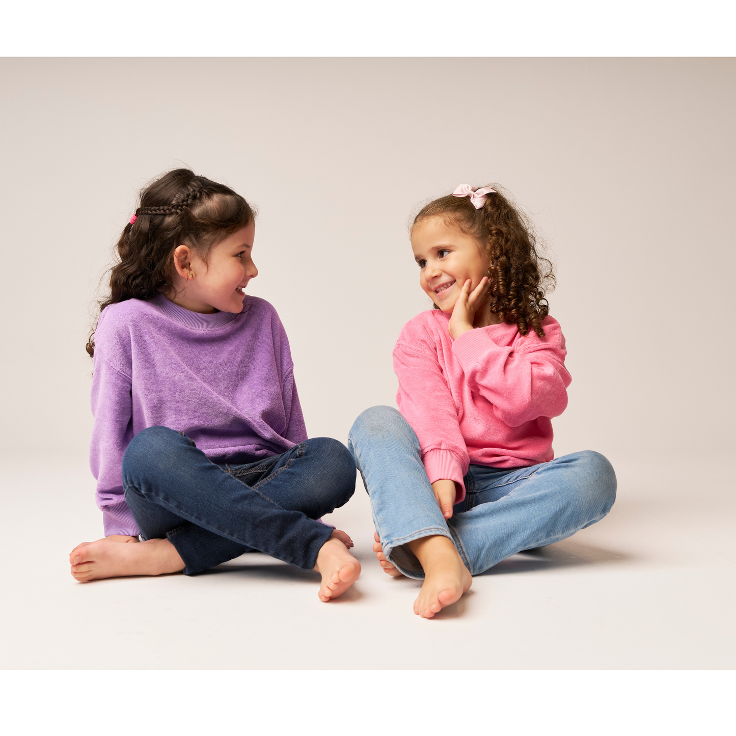 Terry Sweatshirt Lilac — 100% Organic Pima Cotton