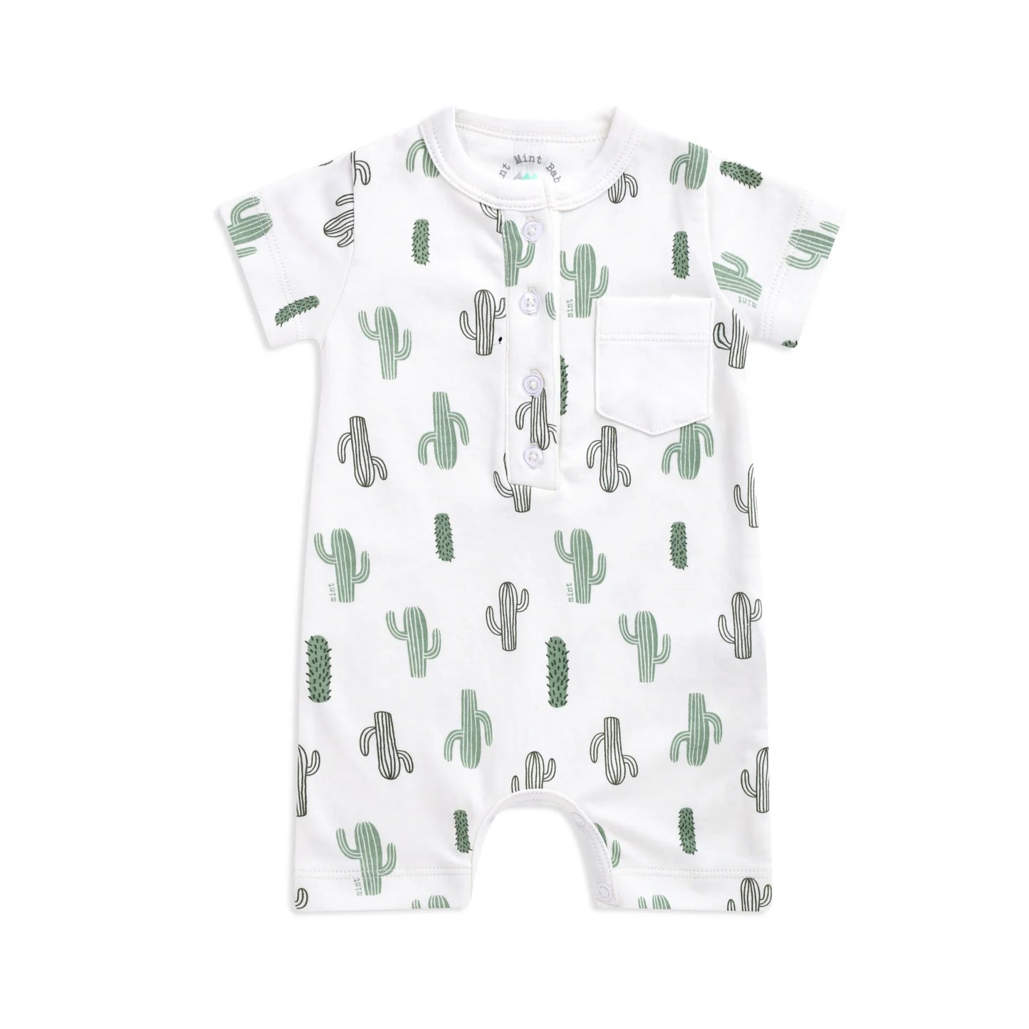 Cactus Garden Shortie Romper
