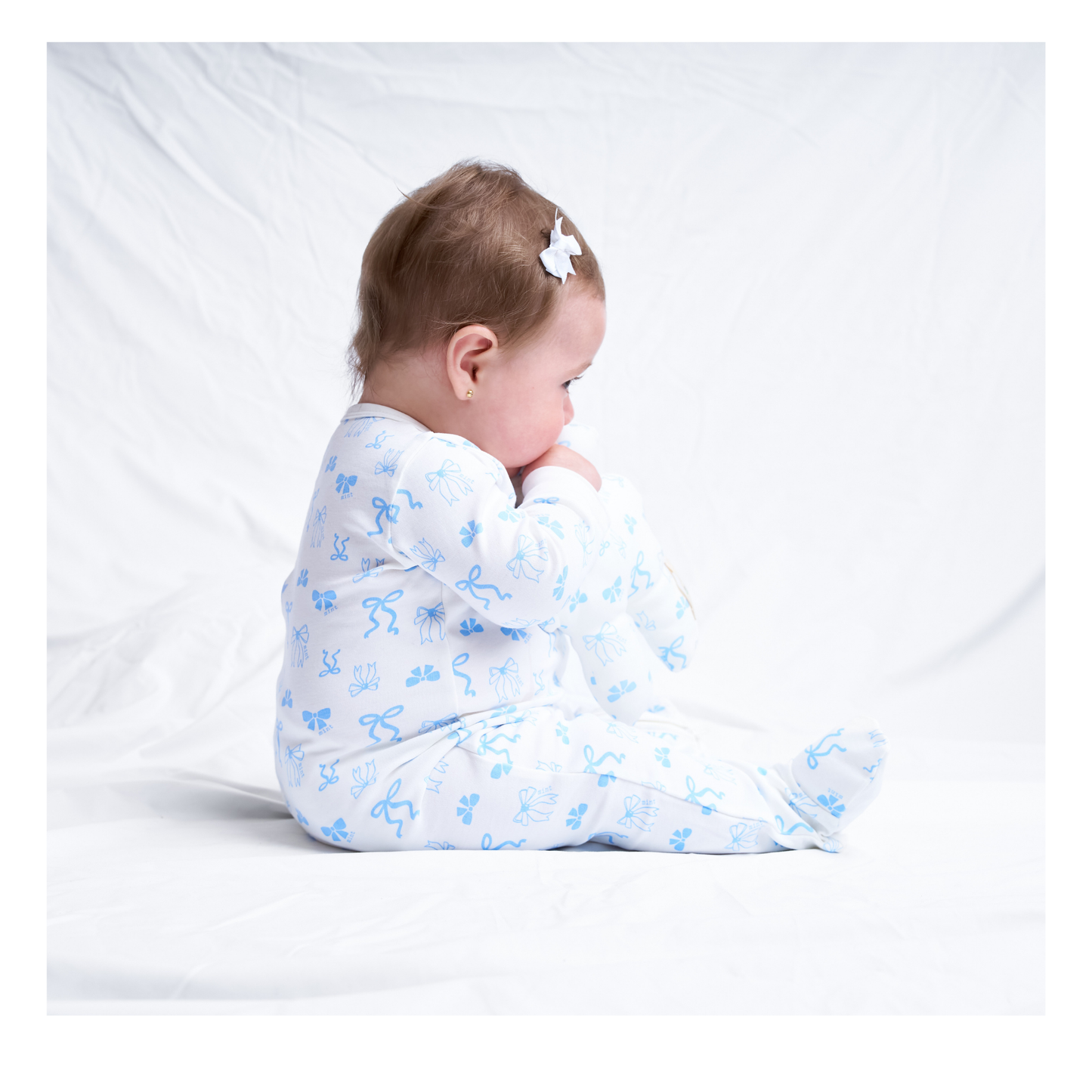 Coquette Zip-up Baby Bodysuit