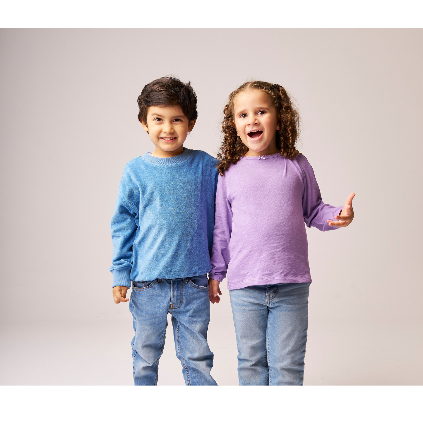 Terry Sweatshirt Pacific Blue — 100% Organic Pima Cotton