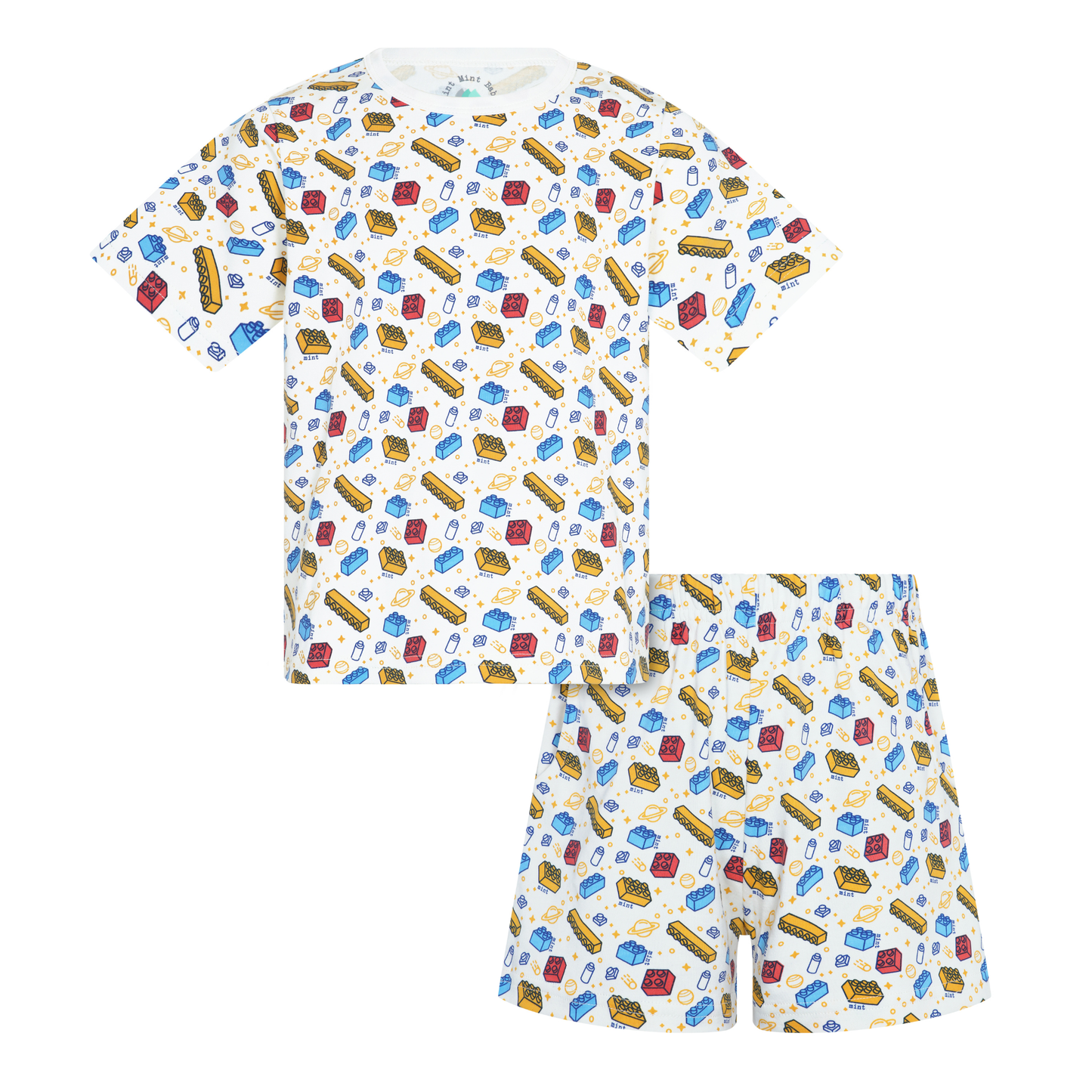 Creative Blocks Short Pajama set