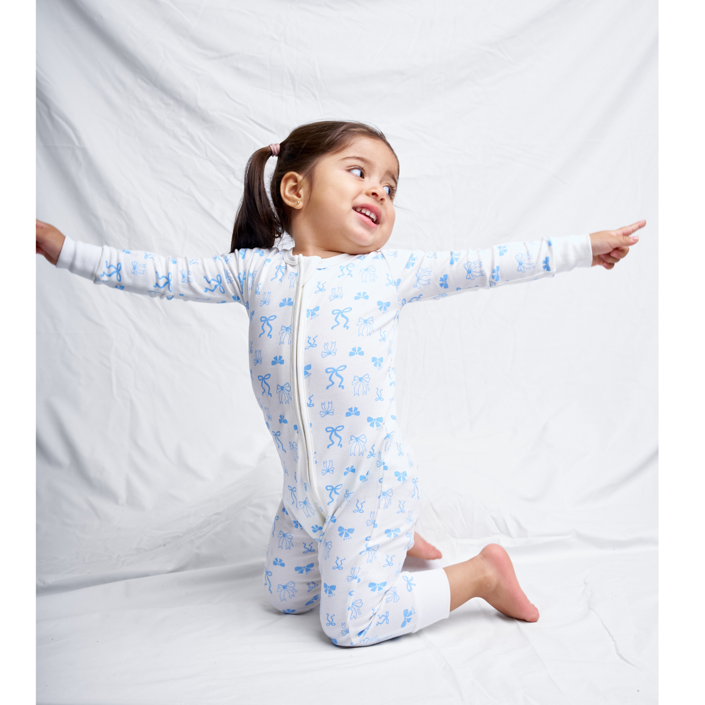 Coquette Zip-up Baby Bodysuit