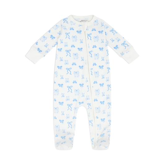 Coquette Zip-up Baby Bodysuit