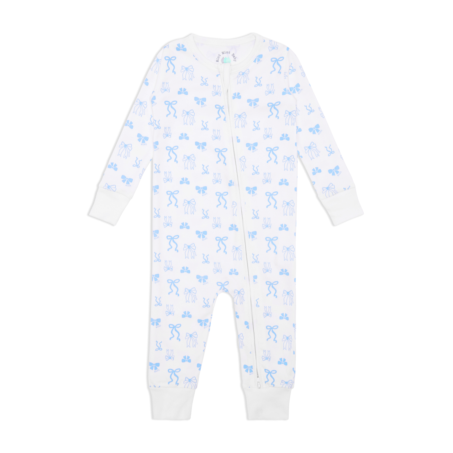 Coquette Zip-up Baby Bodysuit