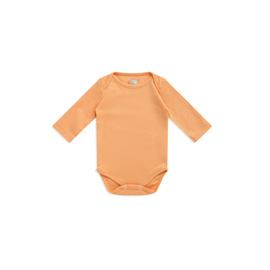 Peach Long sleeve bodysuit