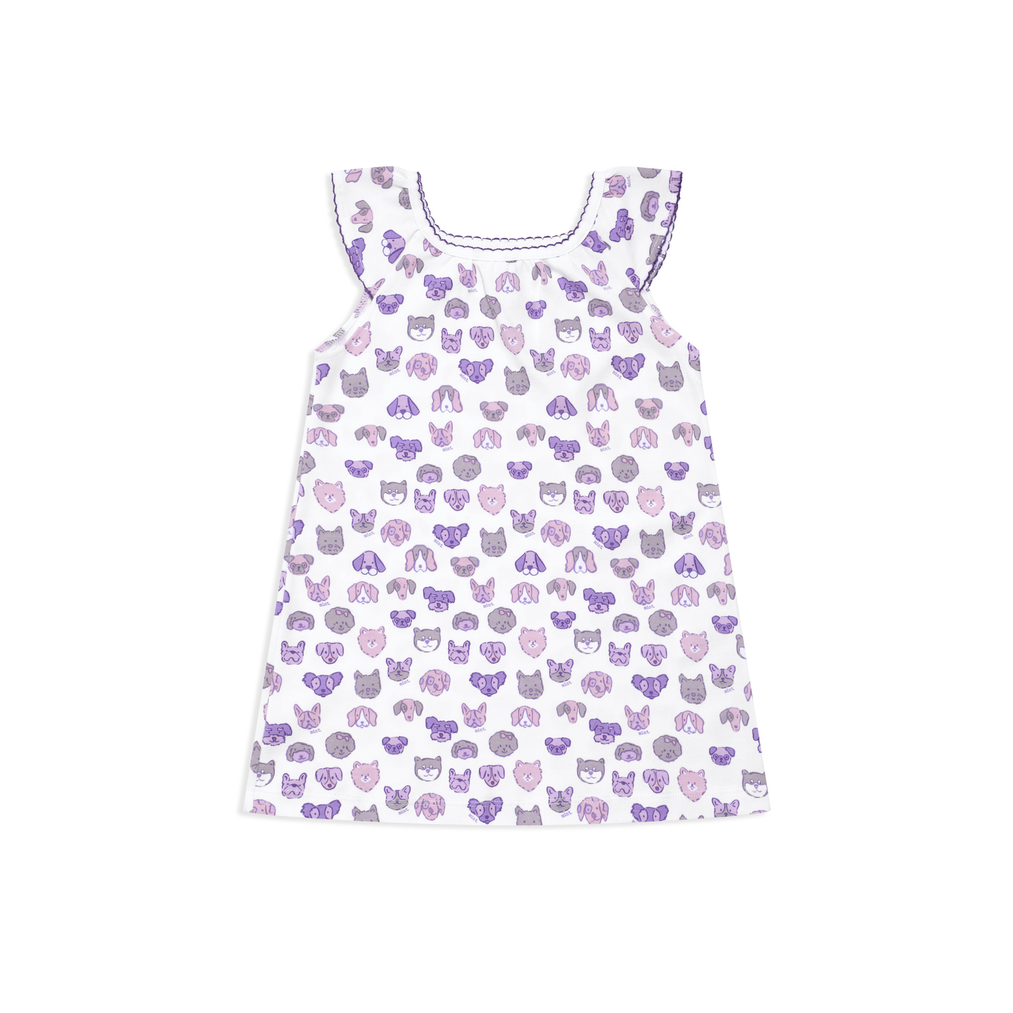 Mini Woof Squad Lilac Lounge Dress