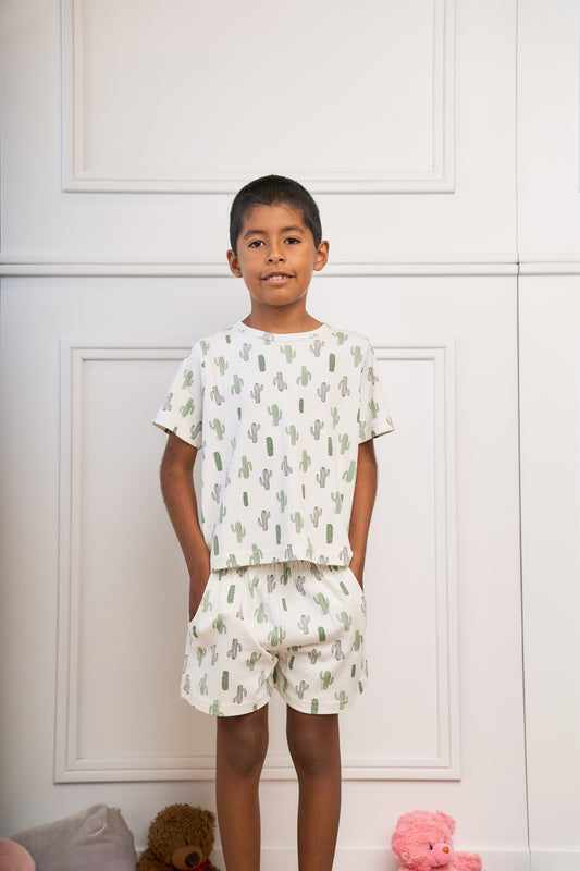 Cactus Garden Short Pajama set