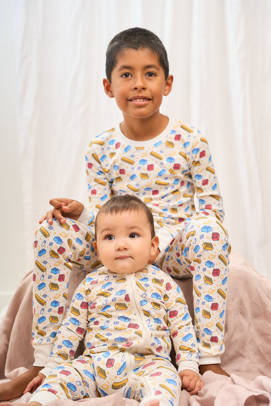 Creative Blocks Two piece Kids Pajama