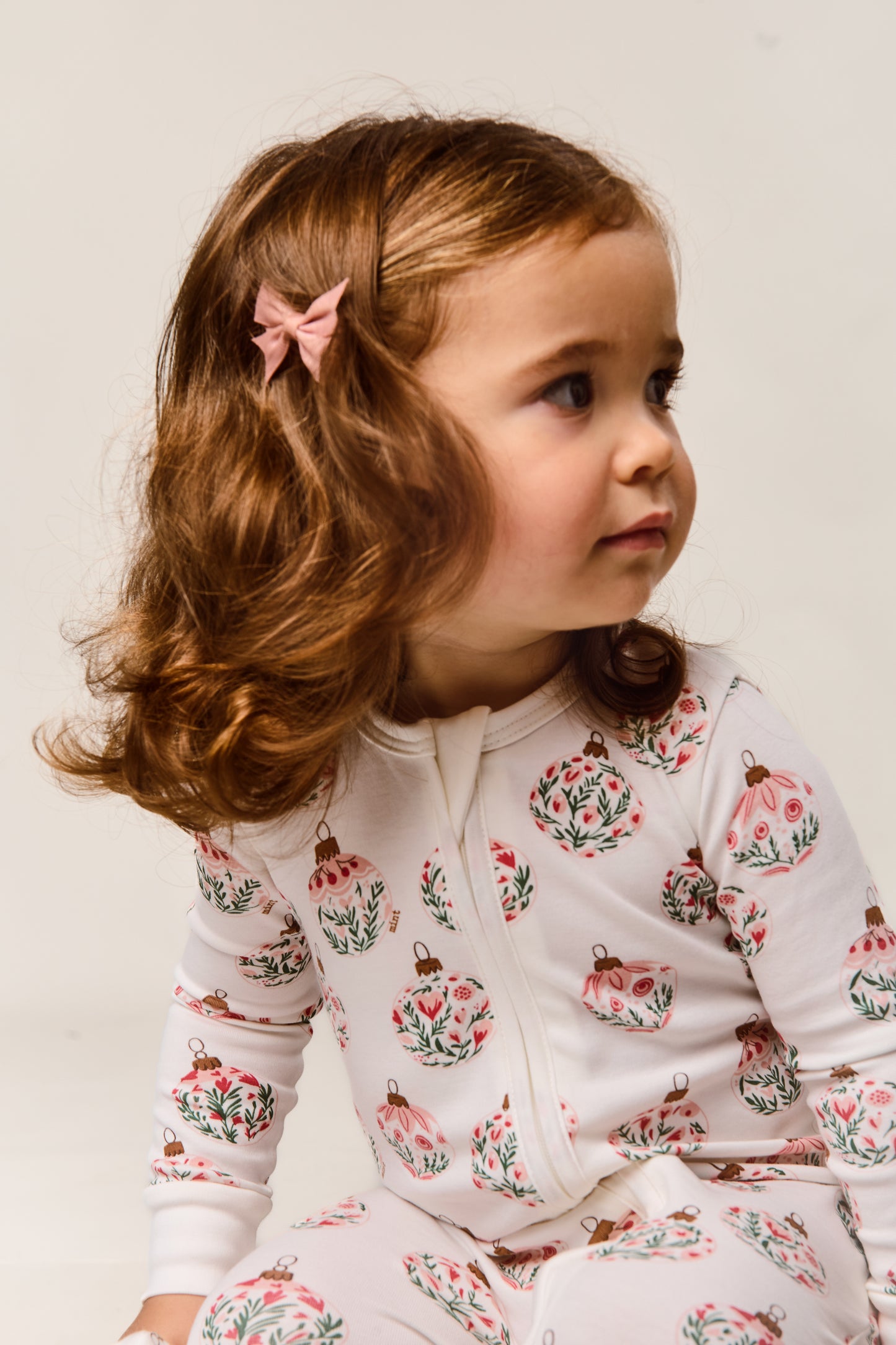 Ornament Garden Zip-up Bodysuit