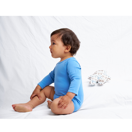Indigo Long sleeve bodysuit