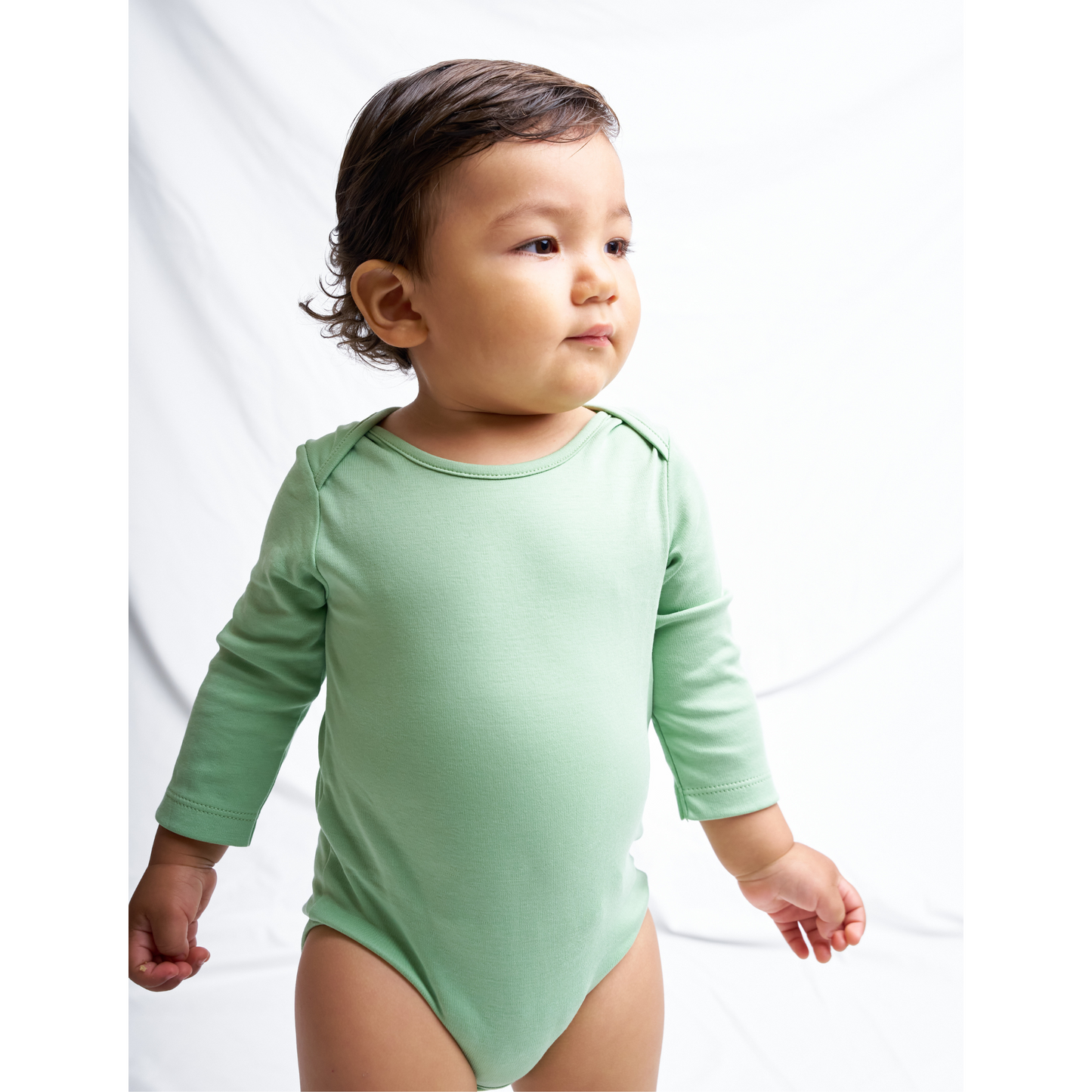 Pistacho Long sleeve bodysuit