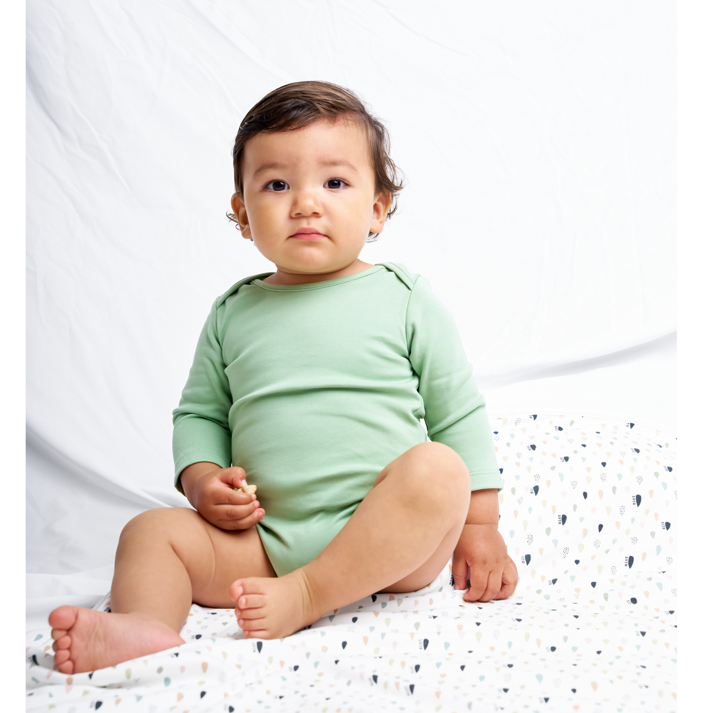 Pistacho Long sleeve bodysuit