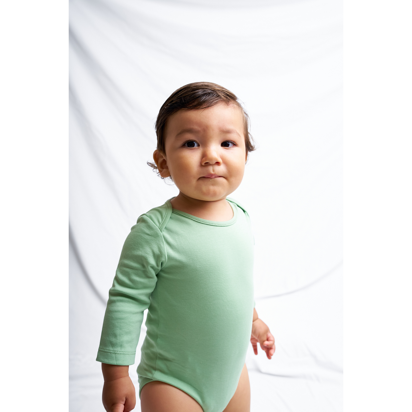 Pistacho Long sleeve bodysuit