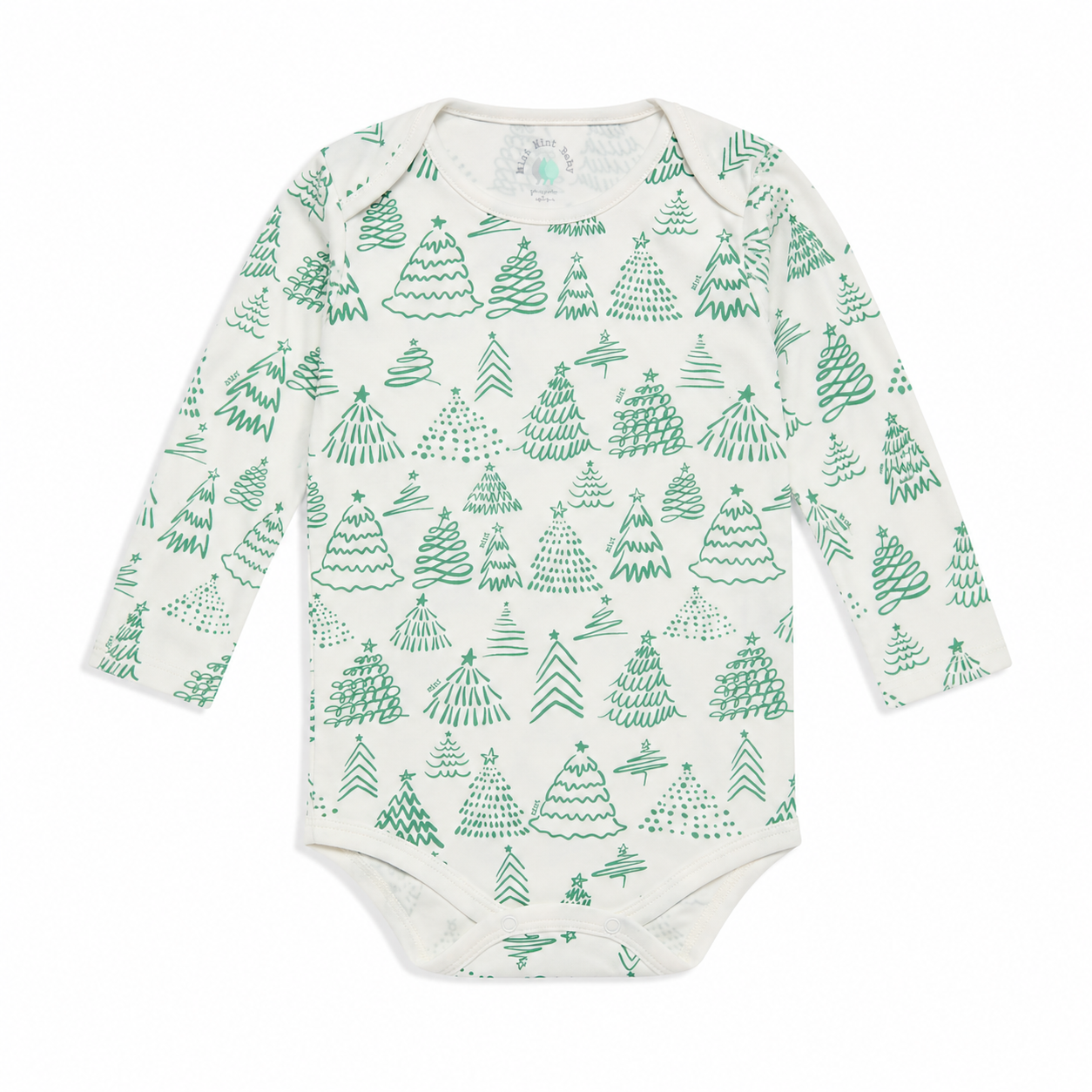 Christmas Forest Long sleeve Bodysuit