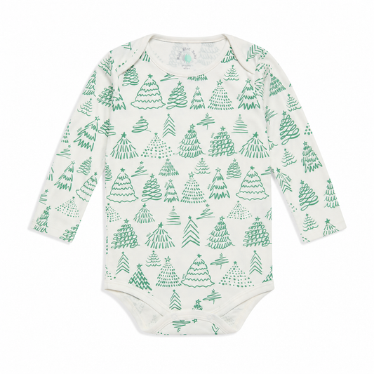 Christmas Forest Long sleeve Bodysuit