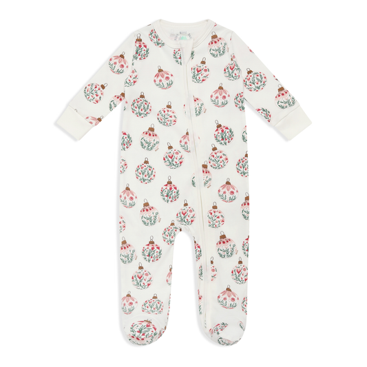 Ornament Garden Zip-up Bodysuit